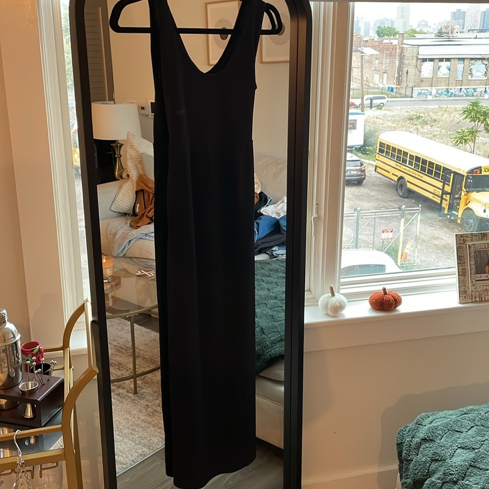 Black midi dress - Picture 4 of 5
